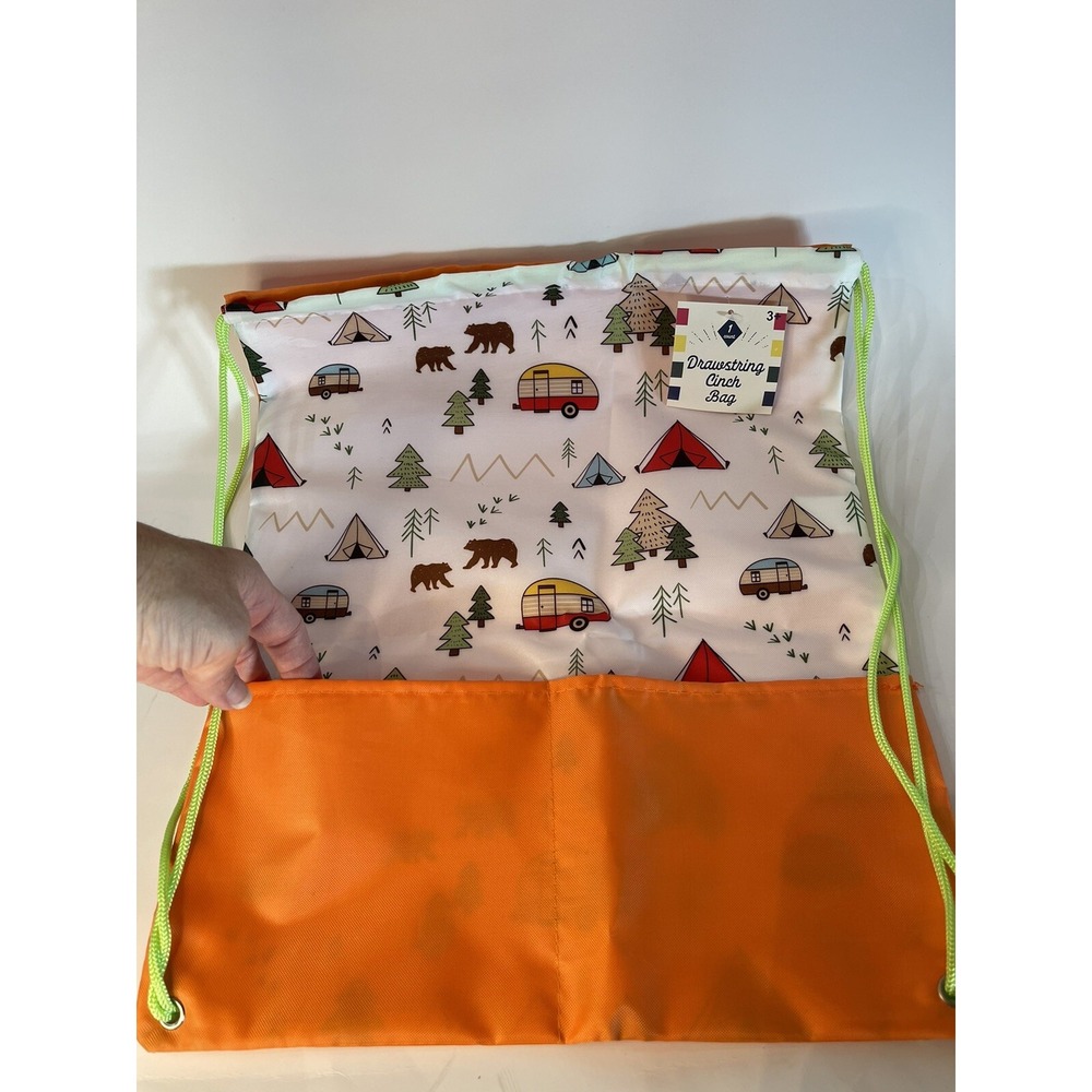 Camping Drawstring Bag Backpack - Picture 2 of 3